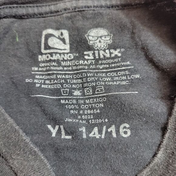 Minecraft shirt XL14/16  - Picture 3 of 3